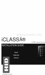 HID iCLASS RK40 Manual de instalação