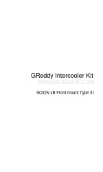 GReddy Intercooler Kit Installation Manual