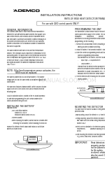 ADEMCO 5809 Installation Instructions