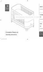 Gaia Baby Complete Sleep cot Manual Petunjuk Perakitan