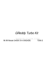 GReddy Turbo Kit Manual de instalação