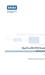 HID MaxiProx DFM Reader - 5375 Руководство по установке