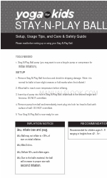 Gaiam 05-61652 Setup, Usage Tips, And Care & Safety Manual