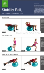 Gaiam Stability Ball Egzersiz Talimatları