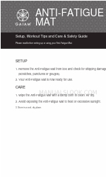 Gaiam 05-62277 Configuración, consejos de entrenamiento y manual de cuidados y seguridad