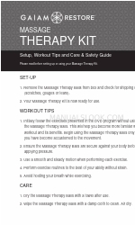 Gaiam restore 05-58275 Setup, Workout Tips And Care & Safety Manual