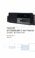 HID Fargo DTC5500LMX Instructie reinigingsset