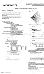 ADEMCO Aurora-T Installation Instructions
