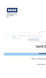 HID VertX EVO V1000 Manuel d'installation