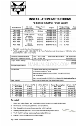 Automation Direct PS24-300D Installation Instructions