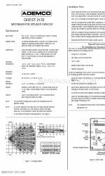 ADEMCO QUEST 2135 Краткое руководство по эксплуатации