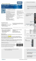 HID iCLASS SE RBN25GNK Installationshandbuch