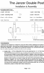 Gaines Janzer Double Post インストールと組み立て