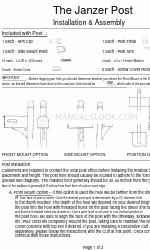 Gaines Janzer Post 설치 및 조립