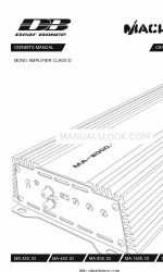 dB MA-1500.1D オーナーズマニュアル