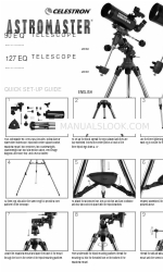 Celestron ASTROMASTER 127 EQ Podręcznik szybkiej konfiguracji