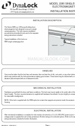 DynaLock 2280 Installation Manual