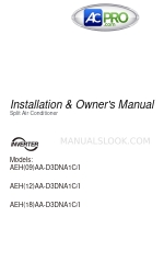 Gree AEH09AA-D3DNA1C/I Installation & Owner's Manual