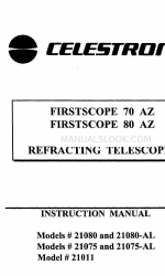 Celestron C102-AZ Manuel d'instruction