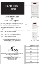 DynaLock 7350 Краткое руководство по эксплуатации