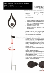 Gainsborough Pk2 Bronze Flame H240 Instructions For Use