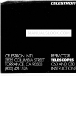 Celestron C60 Manuel d'instructions