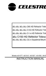 Celestron CG-4 取扱説明書