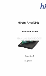 Hiddn SafeDisk Manual de instalação