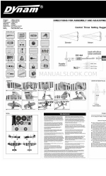 Dynam Hawker Tempest DY8959 Aanwijzingen voor montage en afstelling
