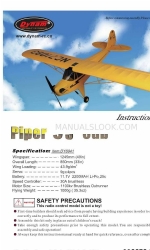 Dynam Piper J3 Cub Gebrauchsanweisung