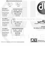 DB Drive okur K4 10D2 Инструкции по установке и руководство пользователя