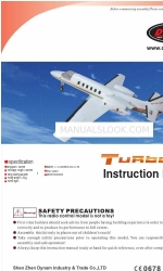 Dynam Turbojet Manuale di istruzioni