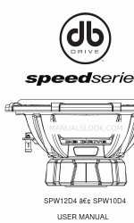 DB Drive Speed SPW12D4 사용자 설명서