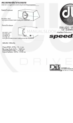 DB Drive Speed SW12D4 설치 지침