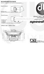 DB Drive SPW10.3D2 Installation Instructions & Owner's Manual