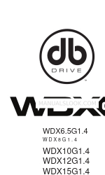 DB Drive WDX G1 Series Kullanıcı Kılavuzu