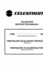 Celestron FirstScope 60 EQ 21066-DX Manuel d'instruction