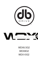 DB Drive WDX10G2 Gebruikershandleiding