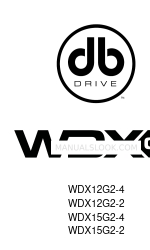 DB Drive WDX12G2-2 Gebruikershandleiding