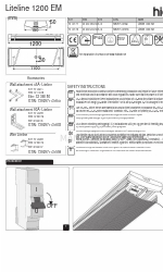 hidealite Liteline 1200 EM Istruzioni per l'installazione