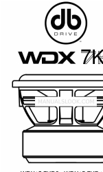 DB Drive WDX15 7KD4 Gebruikershandleiding