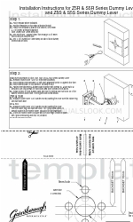 Gainsborough Z5R Series Installatie-instructies