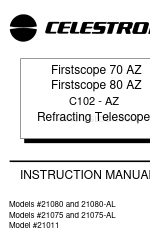 Celestron Firstscope 80 AZ Руководство по эксплуатации