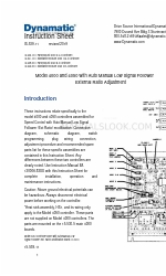 Dynamatic 4000 Instructieblad