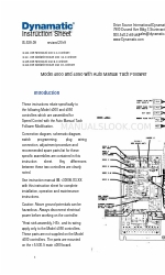 Dynamatic 4000 Instructieblad
