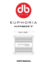 DB Drive EUPHORIA XPERT EX2K ユーザーマニュアル