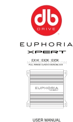 DB Drive EUPHORIA XPERT EX2K ユーザーマニュアル