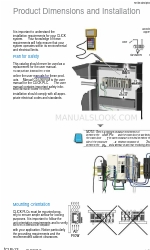 AutomationDirect CLICK 製品の寸法と取り付け