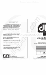 DB Drive SA1600.4 User Manual