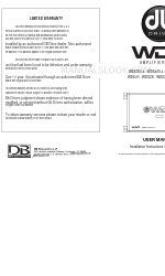 DB Drive WDX2K User Manual